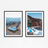 Santorini Red Beach Pair