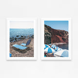 Santorini Red Beach Pair